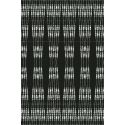 Tapis vinyle Visage noir et blanc rectangulaire, 99x150cm, collection Terra Nova Pôdevache