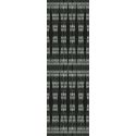 Tapis vinyle Visage noir et blanc rectangulaire, 66x198cm, collection Terra Nova Pôdevache
