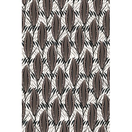 Tapis vinyle Palmier rectangulaire, 198x285cm, collection Orient extrême Pôdevache