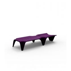 Chaise longue F3, Vondom violet