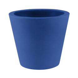 Pot Conique diamètre 80 x hauteur 80 cm, double paroi, Vondom bleu marine