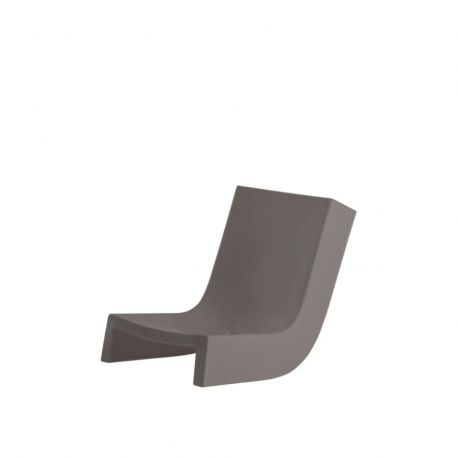Chaise longue Twist, Slide Design gris argile