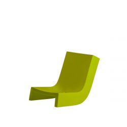 Chaise longue Twist, Slide Design vert citron