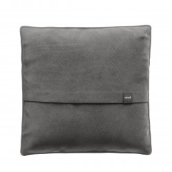 Coussin Big Pillow 60 x 60 cm, pour canapé Vetsak, velours gris foncé