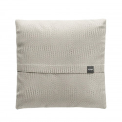 Coussin Big pillow 60 x 60 cm outdoor, pour canapé Vetsak, tissu d'extérieur tricoté creme