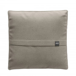 Coussin Big pillow 60 x 60 cm outdoor, pour canapé Vetsak, tissu d'extérieur lin gris 'stone'