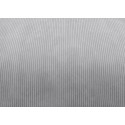 Canapé d'angle Vetsak, velours côtelé couleur gris clair