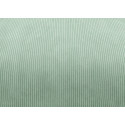 Canapé d'angle en forme de U Vetsak, velours côtelé couleur vert pâle