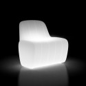 Chauffeuse modulable Jetlag, lumineuse outdoor à ampoule LED blanche, Plust