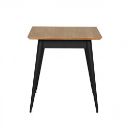 Table 55 Plateau Chêne, Noir, Tolix, 70 X 70 X H74 cm