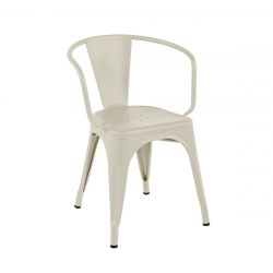 Set de 2 fauteuils A56 Brillant, Tolix ivoire