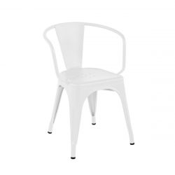 Set de 2 fauteuils A56 Brillant, Tolix blanc