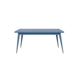 Table 55 Brillant, Tolix bleu provence 130x70 cm
