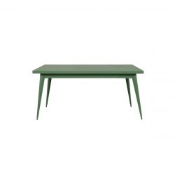 Table 55 Brillant, Tolix vert romarin 130x70 cm