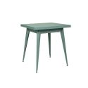 Table 55 Brillant, Tolix vert lichen 70x70 cm