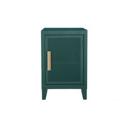 Petit meuble de rangement B1 H64 perforé, vert empire, Tolix, 40x40xH64cm
