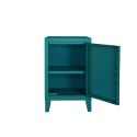 Petit meuble de rangement B1 H64 slim perforé, vert canard, Tolix, 40x28xH64cm