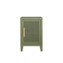 Petit meuble de rangement B1 H64 slim perforé, vert olive, Tolix, 40x28xH64cm