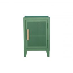 Petit meuble de rangement B1 H64 perforé, Vert romarin, Tolix, 40x40xH64cm