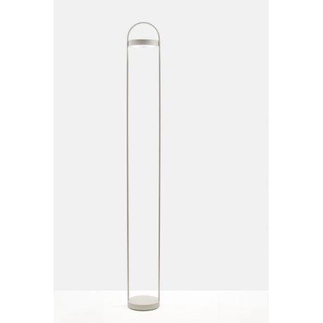 Lampe de table Giravolta, Pedrali beige taille L, H. 130 x D. 15 cm