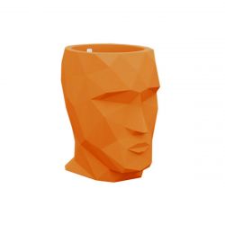 Pot Adan, Vondom laqué brillant orange, 30 x 41 x Hauteur 42 cm