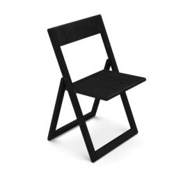 Chaise Aviva, Hêtre verni noir, 42 x 47 x H80 cm, Magis