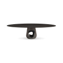 Table Barbara Legno noyer ovale, diamètre 290 x 130 cm, Horm Casamania