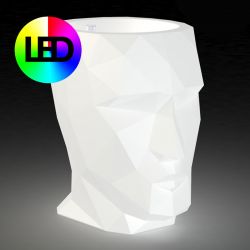 Pot Adan lumineux LED RGBW alimentation par câble, Vondom, 70 x 96 x Hauteur 100 cm