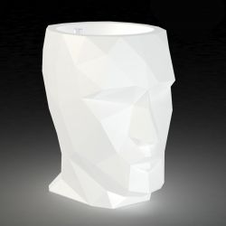 Pot Adan Lumineux LED Blancs alimentation par câble, Vondom, 49 x 68 x Hauteur 70 cm