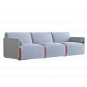 Canapé 3 places avec accoudoirs Costume, gris, 93 x 86 x H76, Magis