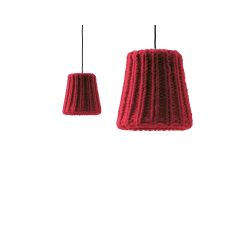 Lampe suspension Granny small, rouge framboise, Casamania
