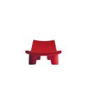 Chaise longue Low Lita lounge, rouge, Slide Design