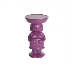 Table basse Amanda, Slide design, plum purple H 60 x L 36 x P 36 cm