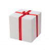 Cadeau Lumineux Merry Cubo 30 cm blanc, Slide Design