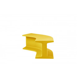 Banc modulable Iron jaune safran, Slide Design, L121 x P92 x H45 cm
