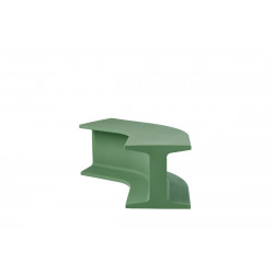 Banc modulable Iron vert sauge, W 121 x D 92 x H 45, Slide Design