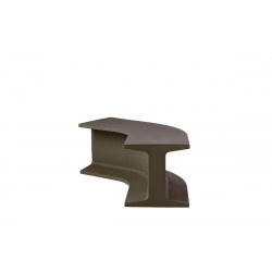 Banc modulable Iron marron chocolat, Slide Design, L121 x P92 x H45 cm