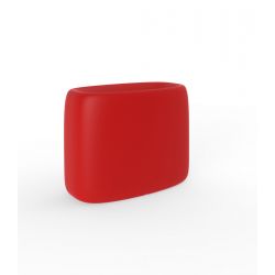 Jardinière haute design Organic rouge Vondom L 75 x P 37 x H 57cm