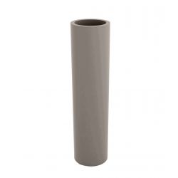 Pot de fleur long Torre taupe Vondom D 20 x H 80 cm