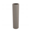 Pot de fleur long Torre taupe Vondom 20 x 80