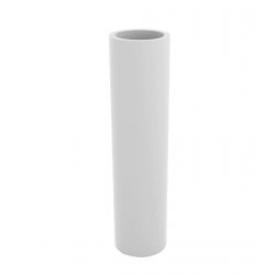 Pot de fleur Cylindrique Torre blanc basic Vondom D 25 x H 100 cm