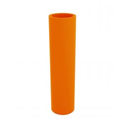 Pot cylindrique haut Torre orange Vondom D 35 x H 100 cm