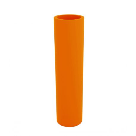 Pot cylindrique haut Torre orange Vondom 35 x 100