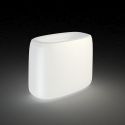 Jardinière haute design Organic lumineux Led blanc VondomL 75 x P 37 x H 57cm