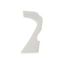 Tabouret de bar design Koncord, Slide Design blanc, hauteur d'assise 70 cm