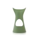 Tabouret de bar design Koncord, Slide Design vert sauge, hauteur d'assise 70 cm