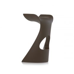 Tabouret de bar design Koncord, Slide Design Marron Chocolat, hauteur d\'assise 70 cm