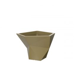 Pot géométrique Moyen Faz kaki, Vondom, 97x93xH75 cm