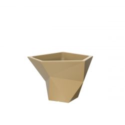 Pot géométrique Moyen Faz beige, Vondom, 97x93xH75 cm