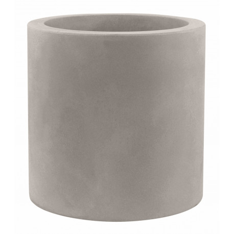 Pot Cylindre diamètre 50 x hauteur 50 cm, simple paroi, Vondom taupe
